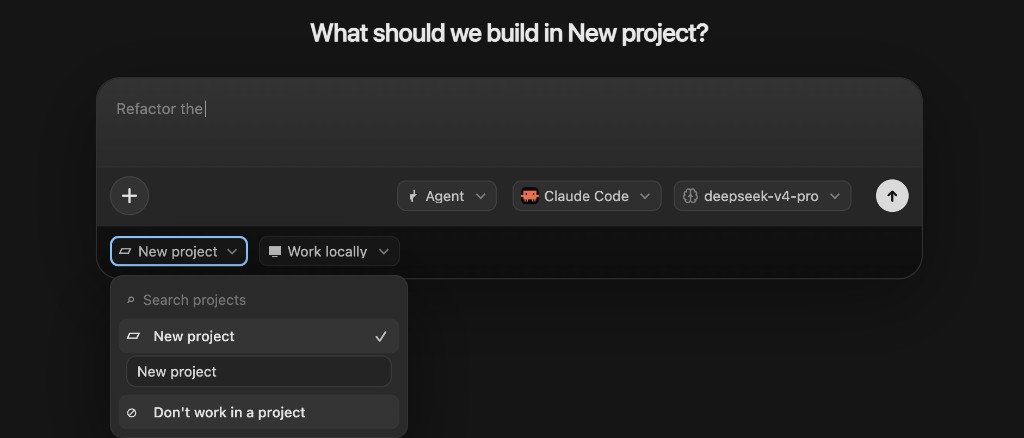 Create a local project